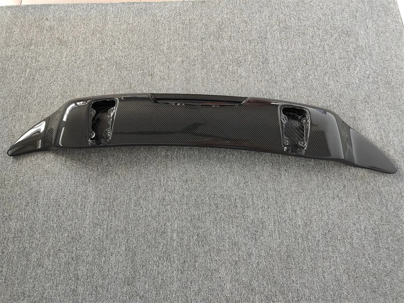 For  650S MP4 12C Dry Carbon Fiber Rear Spoiler V-style Body Kit Front Bumper Edge Rear Diffuser Side Skirts